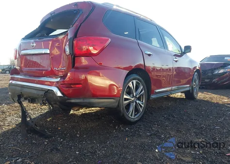 2019 Nissan Pathfinder Platinum из США, поврежденный, VIN 5N1DR2MN1KC638022
